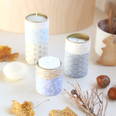 TUTO Cylindrical Candle Holder to Personalize 