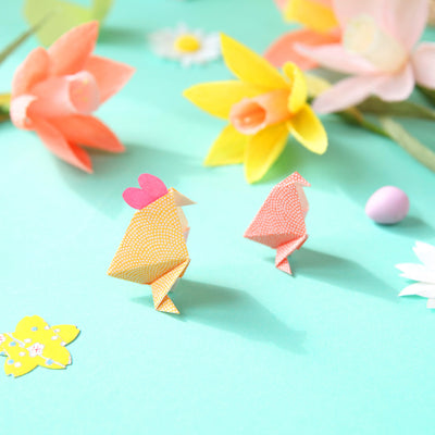 TUTO La poule en origami