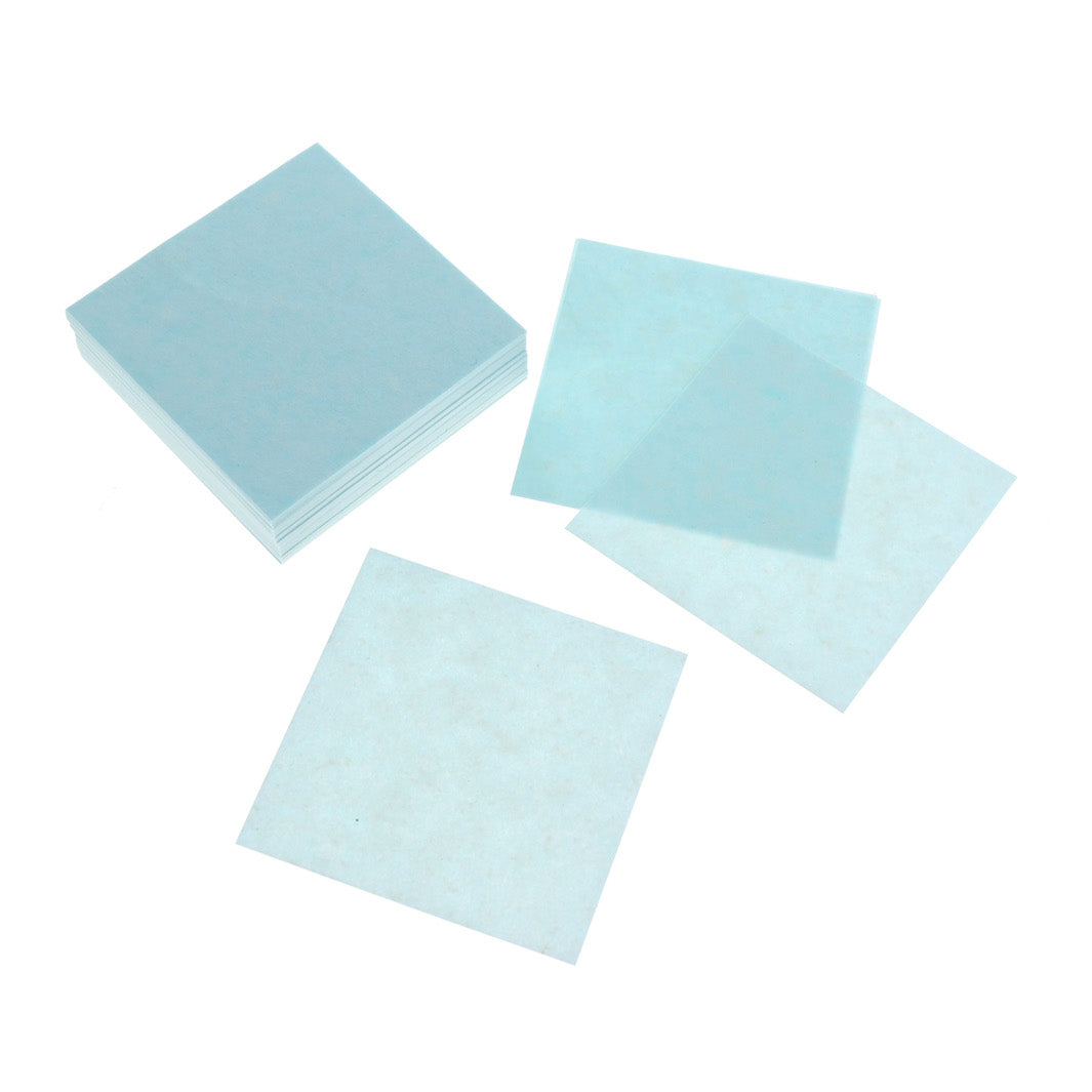 100 Origami Papers - 6 x 6 cm - Plain - Sky Blue - U541