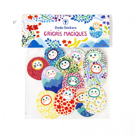 Lot de Stickers - Grigris Magiques - Dodo Toucan