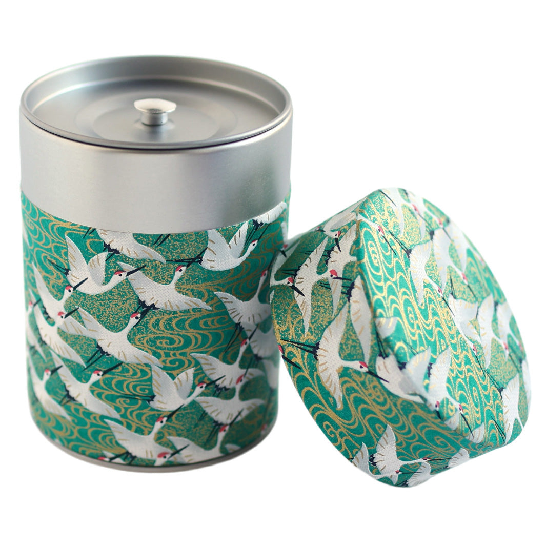 Papier Japonais - Envolée de Grues - Vert - M931