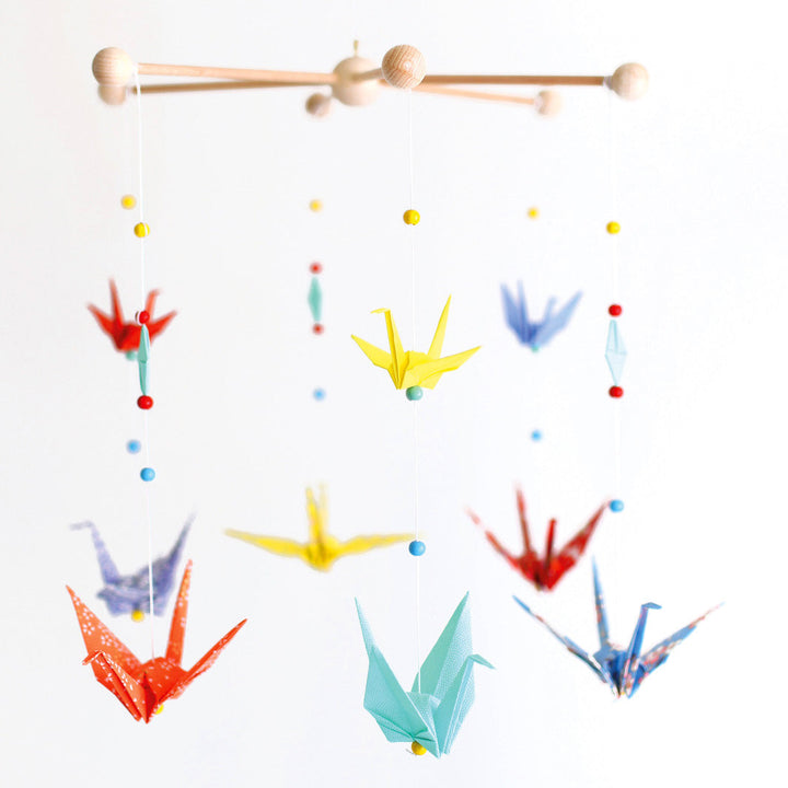 Kit Mobile de Grues - Jaune, Rouge, Bleu et Vert d'Eau - Circus