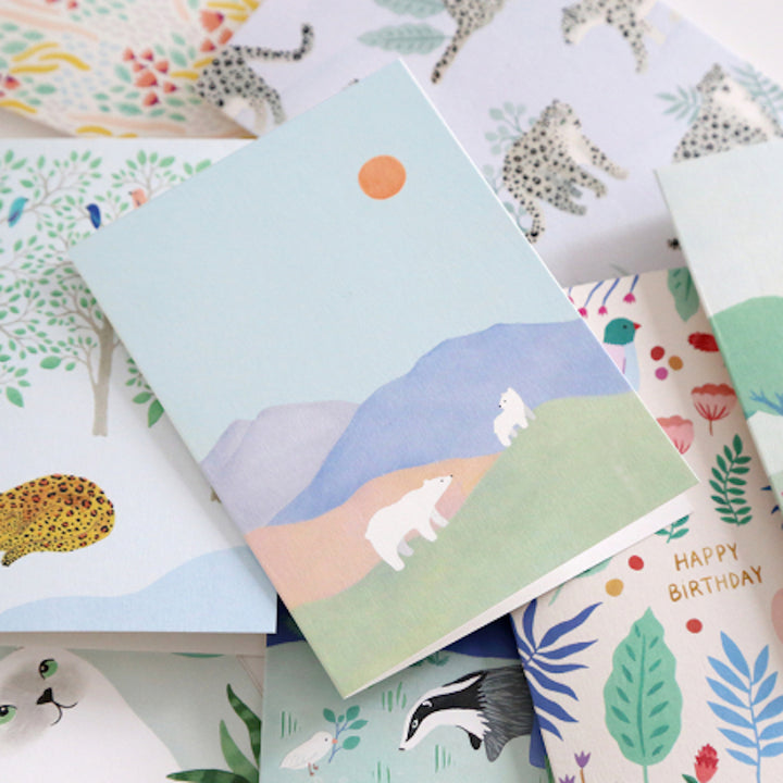 Mini Card - River of Flowers - Dodo Toucan 