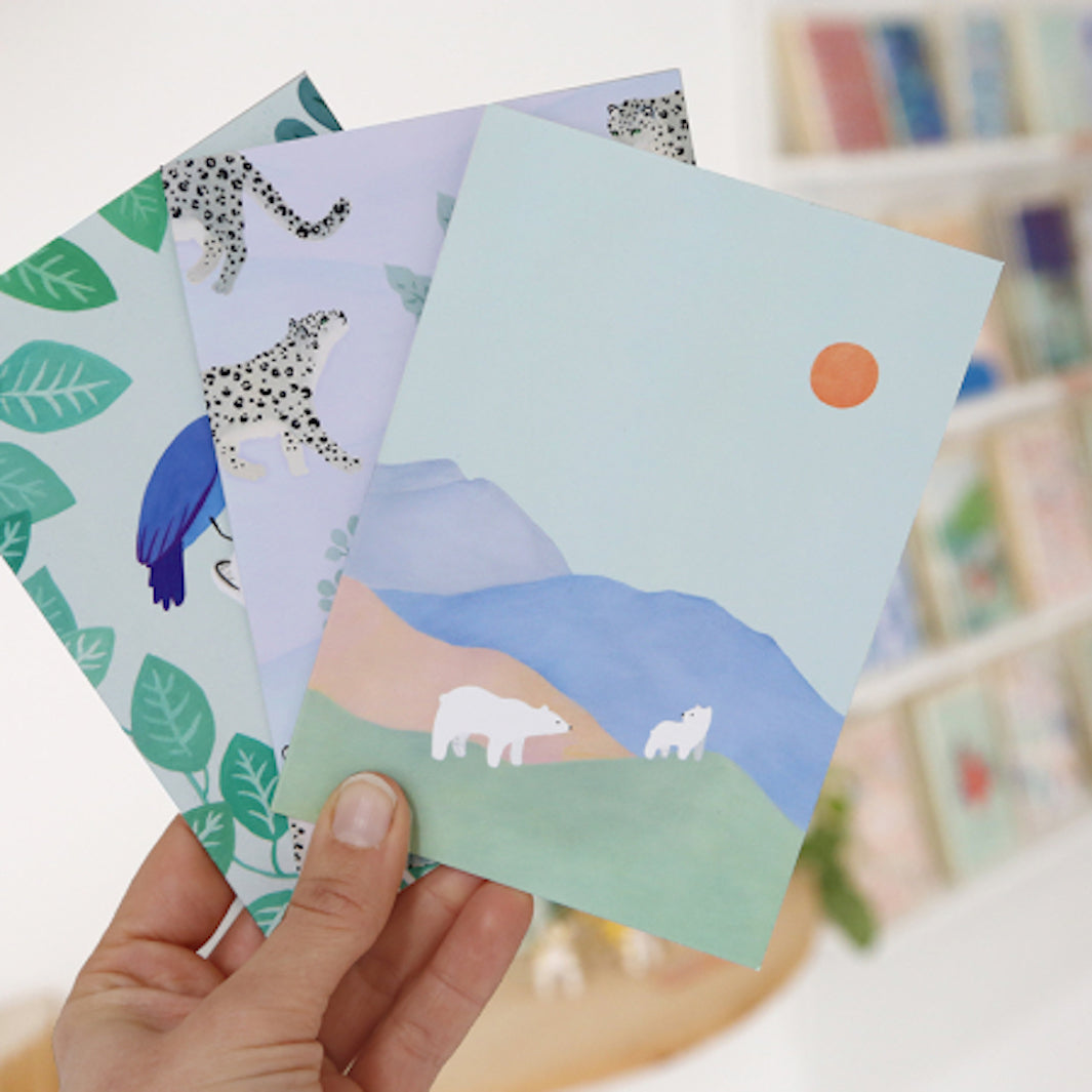 Mini Card - River of Flowers - Dodo Toucan 