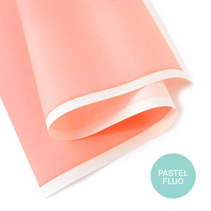 courbe du papier japonais yuzen chiyogami uni rose pastel fluo adeline klam U1019