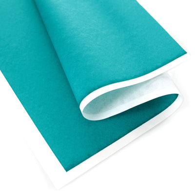 courbe du papier japonais yuzen chiyogami uni vert turquoise adeline klam U539