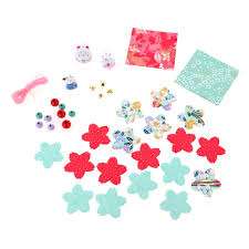 Kit Guirlande Porte-Bonheur - Vert d'Eau, Rouge Rose et Mauve - Sorbet