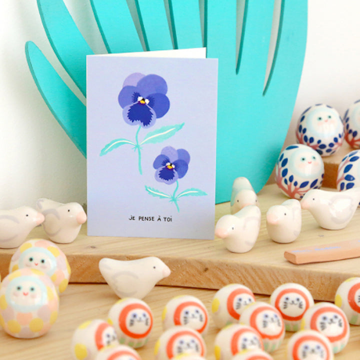 Mini Card - River of Flowers - Dodo Toucan 