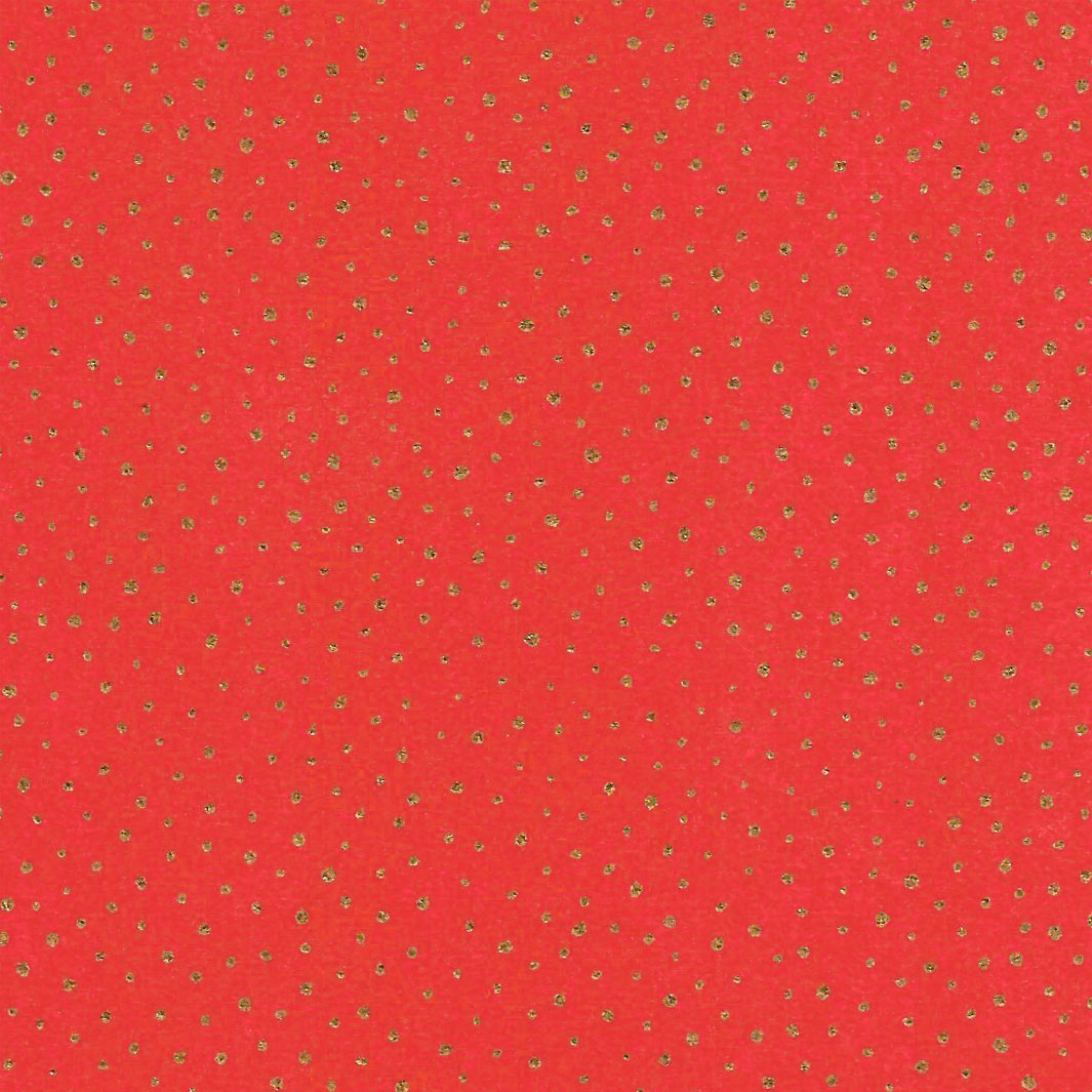 papier japonais yuzen aux motifs de neige rouge rose vif adeline klam de 10cm par 10cm