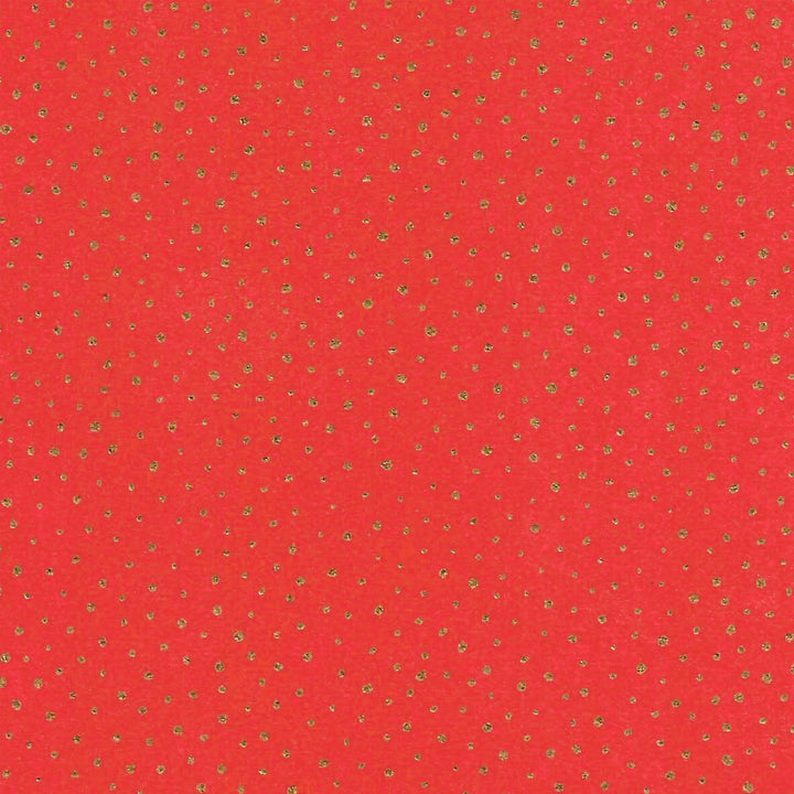 papier japonais yuzen aux motifs de neige rouge rose vif adeline klam de 10cm par 10cm