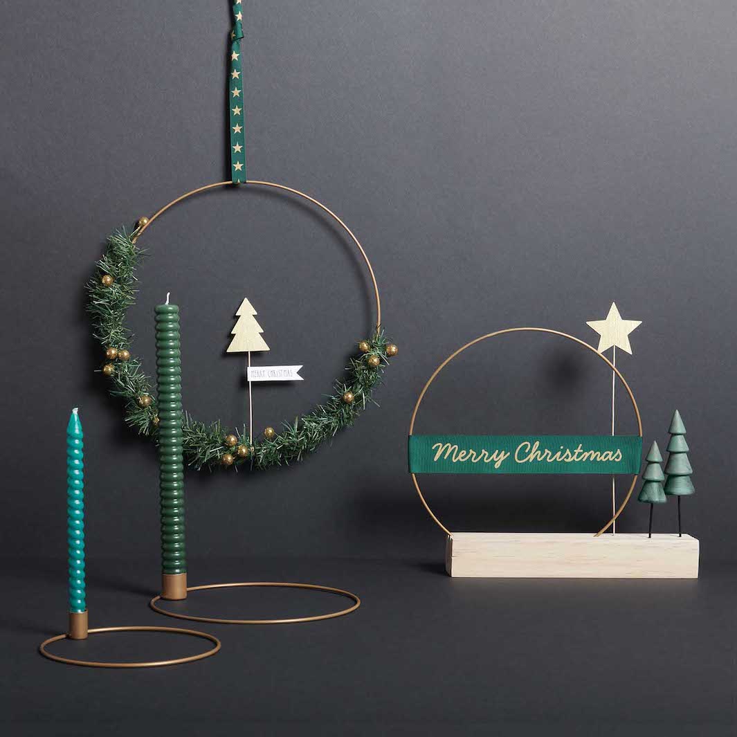 Lot de 24 Baies sur Tiges - Pailleté, Or Jaune