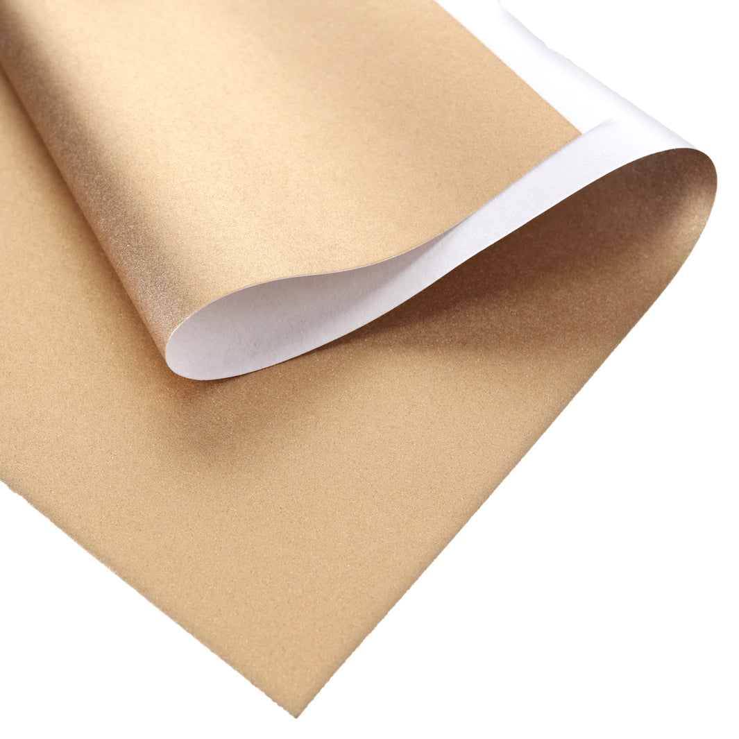photo packshot d'une courbe du papier japonais yuzen chiyogami uni or sable pailleté adeline klam (U740)