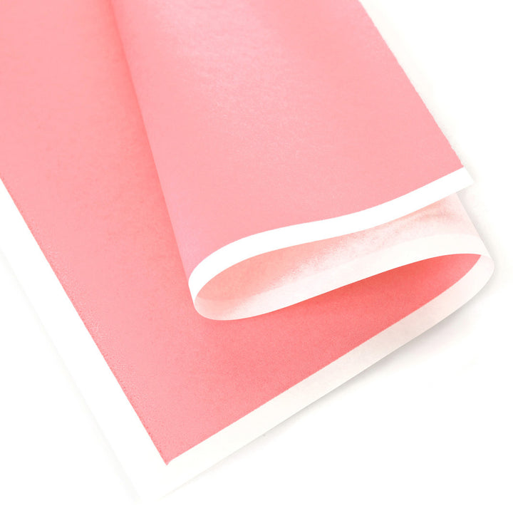 photo packshot d'une courbe du papier japonais yuzen chiyogami uni rose bubble gum adeline klam (U533)