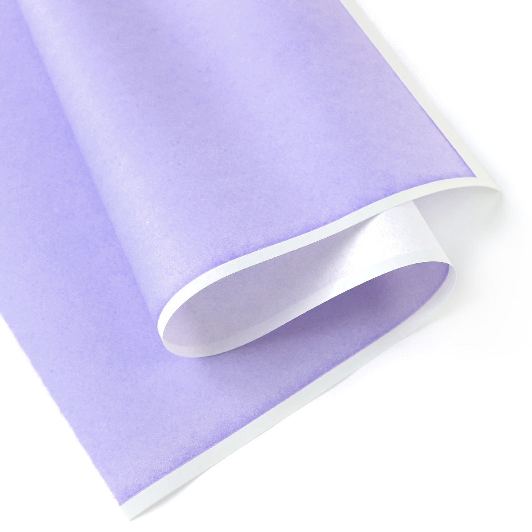 photo packshot d'une courbe du papier japonais yuzen chiyogami uni violet lavande bubble gum adeline klam (U538)