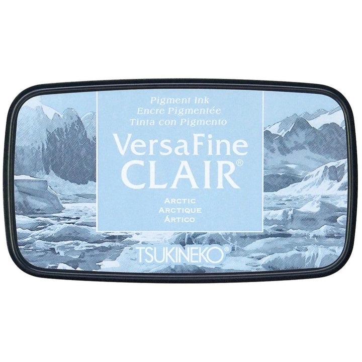 photo packshot de l'encreur bleu versafine clair « arctique »