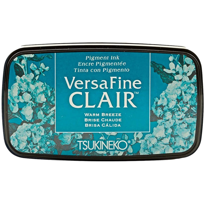 photo packshot de l'encreur bleu versafine clair « brise chaude »