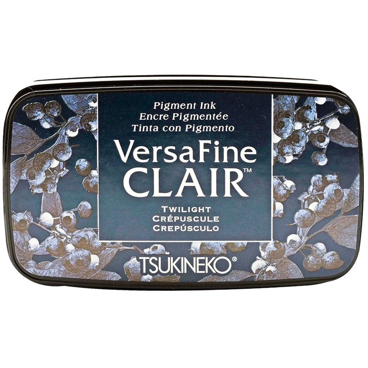 photo packshot de l'encreur bleu versafine clair « crépuscule »