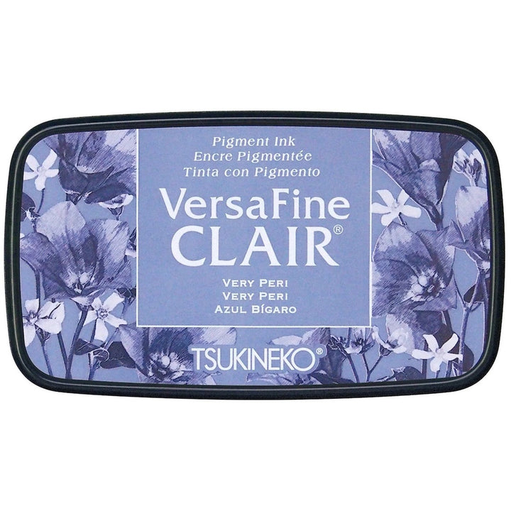 photo packshot de l'encreur bleu versafine clair « very peri »