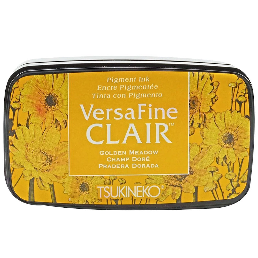 photo packshot de l'encreur jaune versafine clair « champ doré »