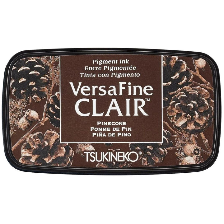photo packshot de l'encreur marron versafine clair « pomme de pin »