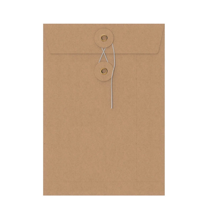 Enveloppe Japonaise - Fermeture à Rondelle et Ficelle - Modèles au Choix