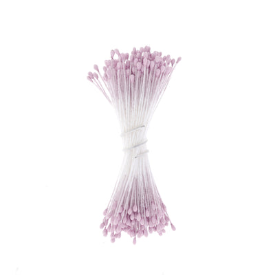 photo packshot du fagot de pistils de fleurs parme et blanc 1054