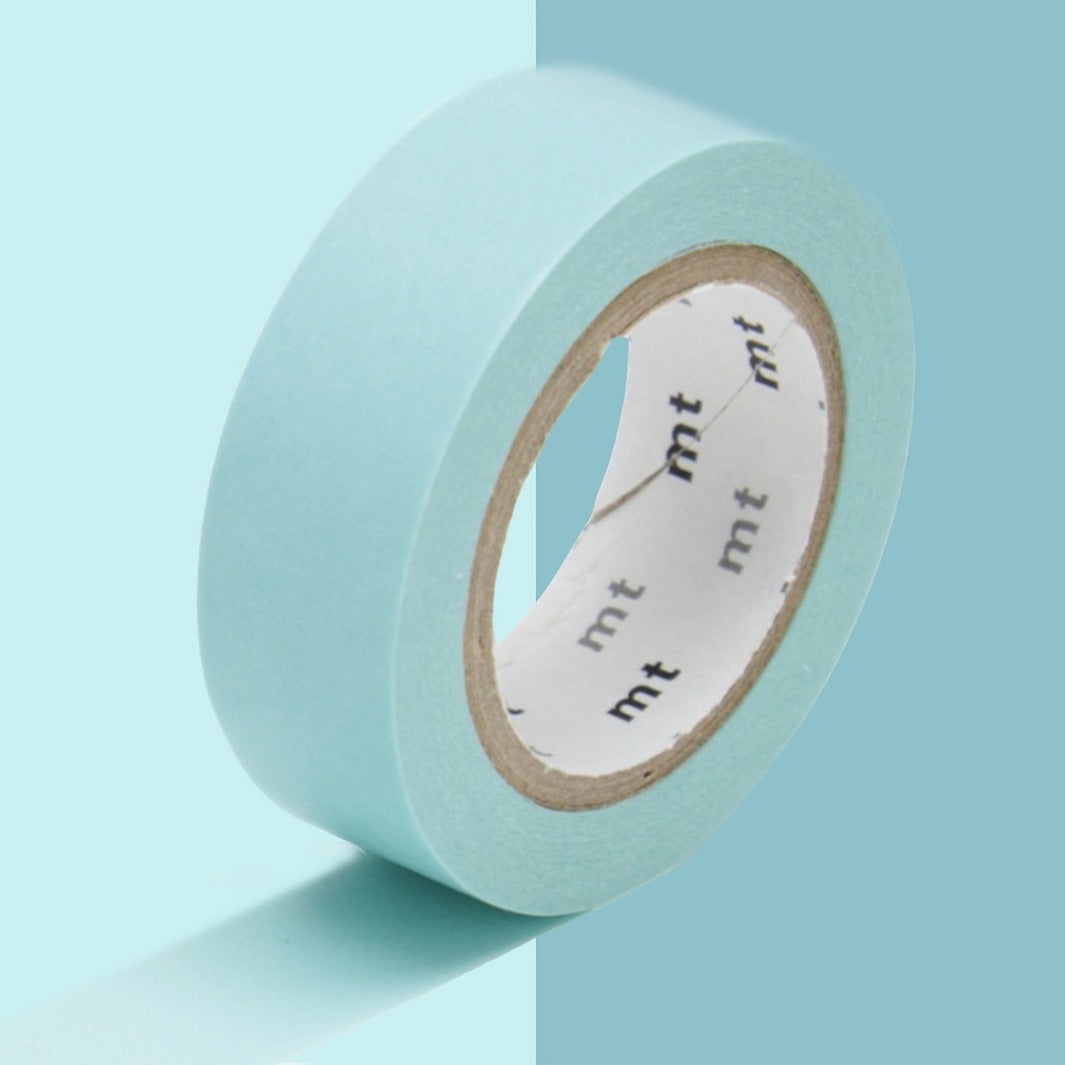 photo packshot du masking tape uni de couleur bleu layette de kamoi kakoshi