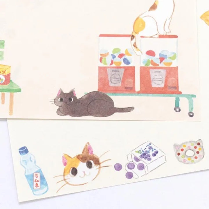 Bloc-Notes - 80 Feuilles, 4 motifs - Chats et Confiserie
