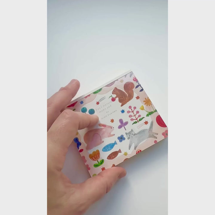 vidéo du bloc-notes de 120 feuilles « feel nature » par Aiko Fukawa pour Cozyca Products