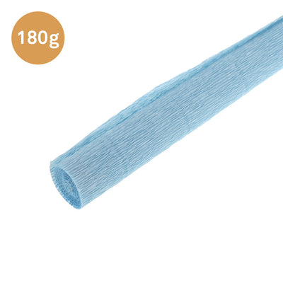 rouleau fin de papier crépon bleu moyen