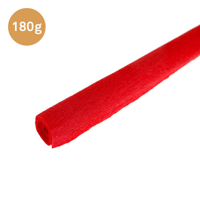 rouleau fin de papier crépon rouge camélia épais