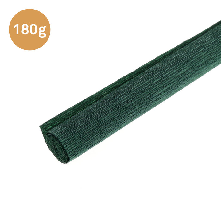 rouleau fin de papier crépon vert forêt