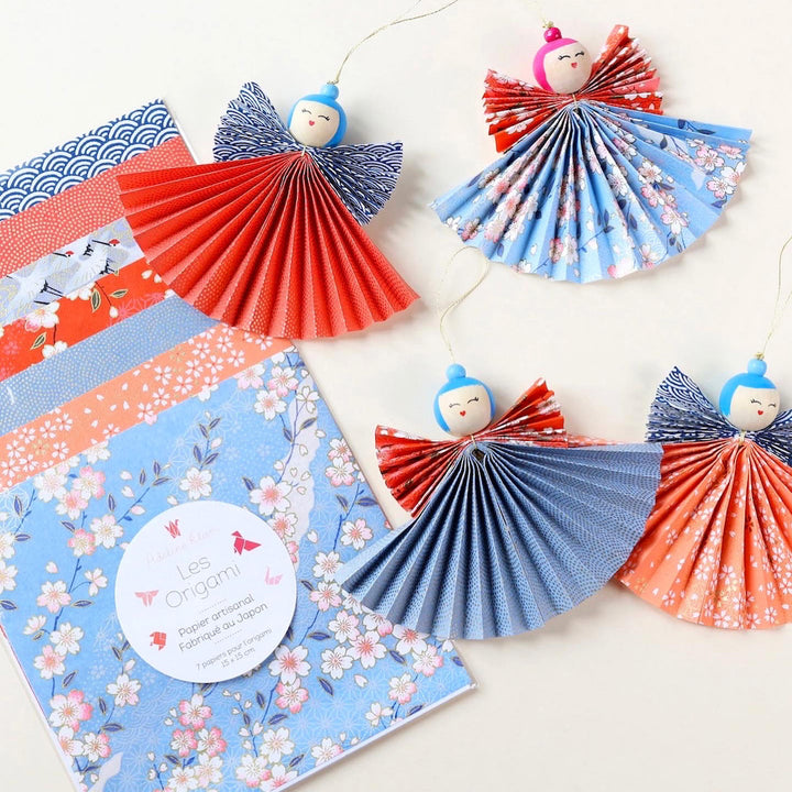 7 Papiers Origami - 15 x 15 cm - Mont Kita - T5