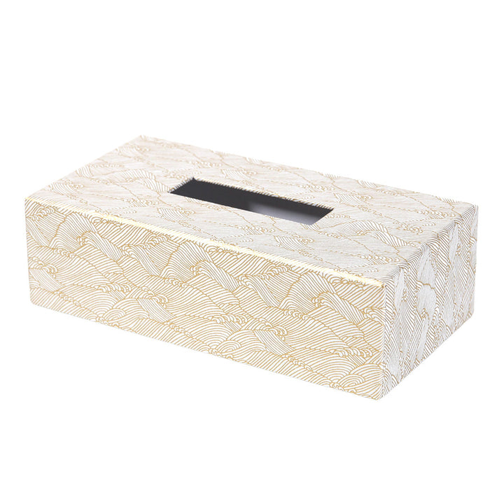 Tissue Box - Ocean - White Gold - M648