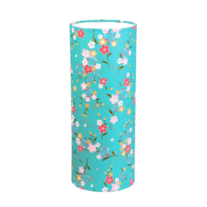 Lampe Japonaise à Poser - Fleuris - Turquoise - M380