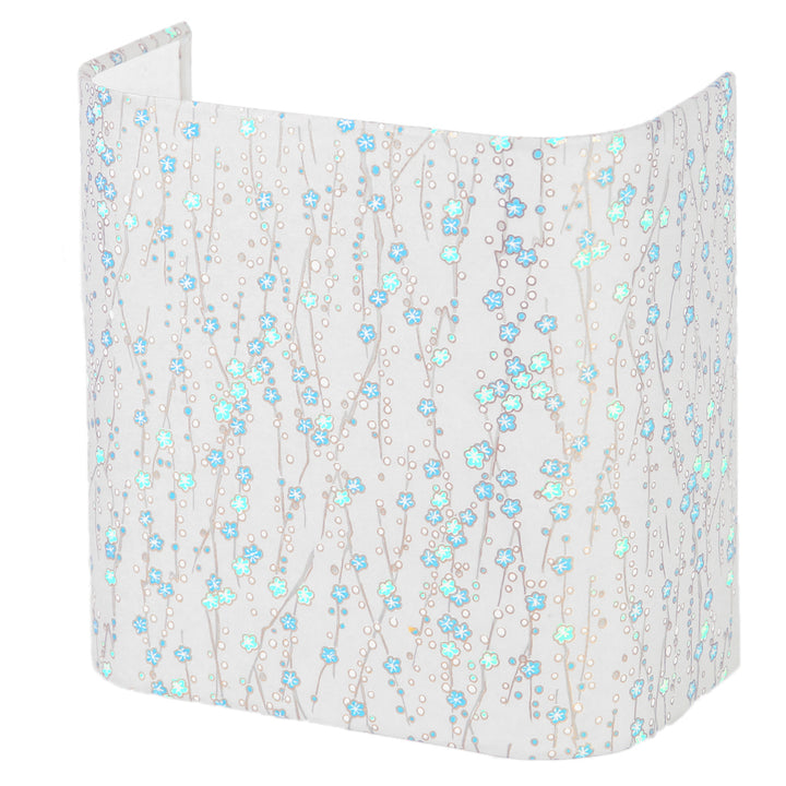 Papier Japonais - Branche en Fleurs - Gris Perle - M571