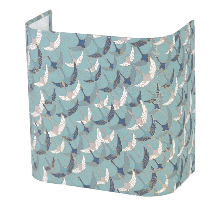 Japanese wall light - Flight of Cranes - Blue - M752