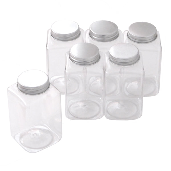 Clear storage jars