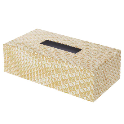 Boîte à mouchoirs Vagues dorées M444