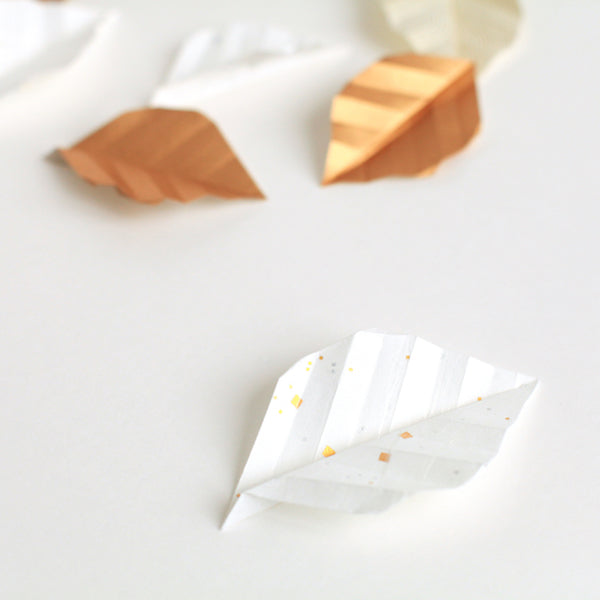 10 Plain White Origami Papers - 25x25 cm