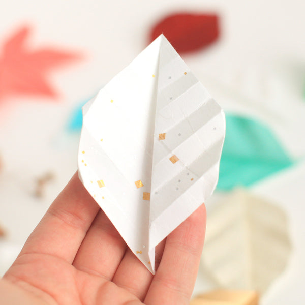 10 Papiers Origami Unis Blanc - 25x25 cm