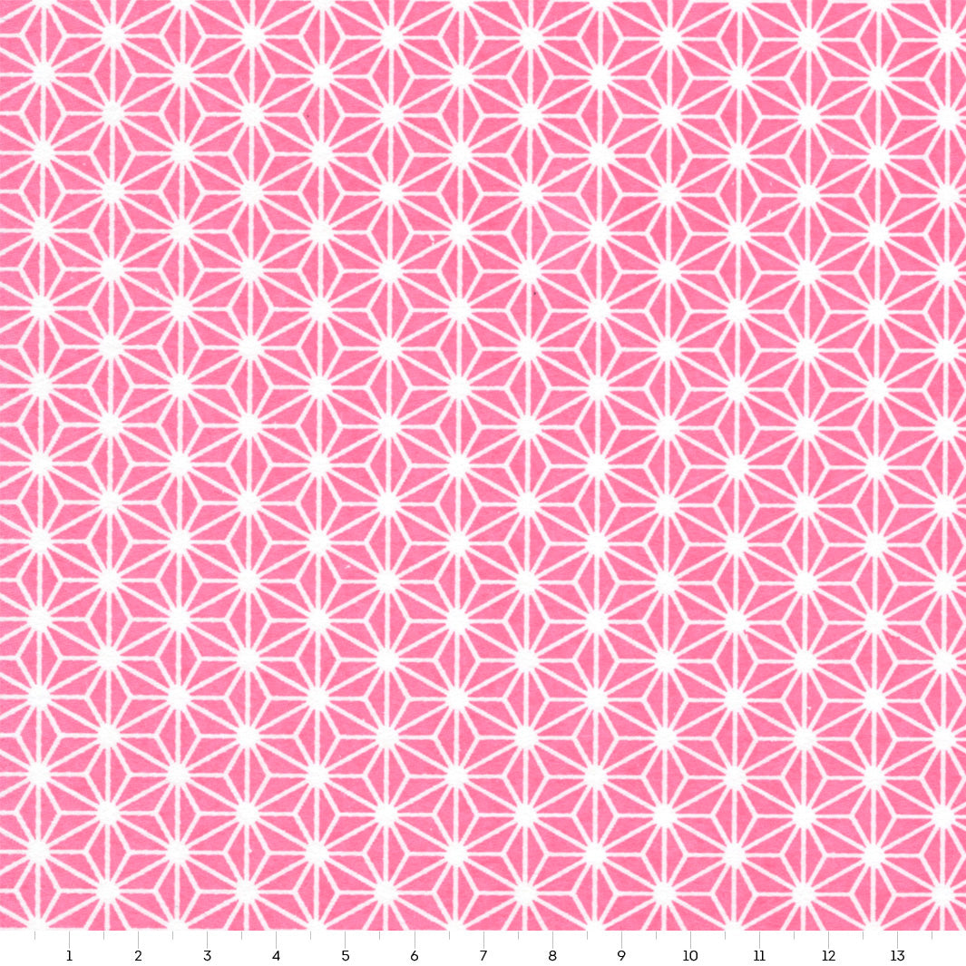 Japanese Paper - Inverted Stars - Pink - M562