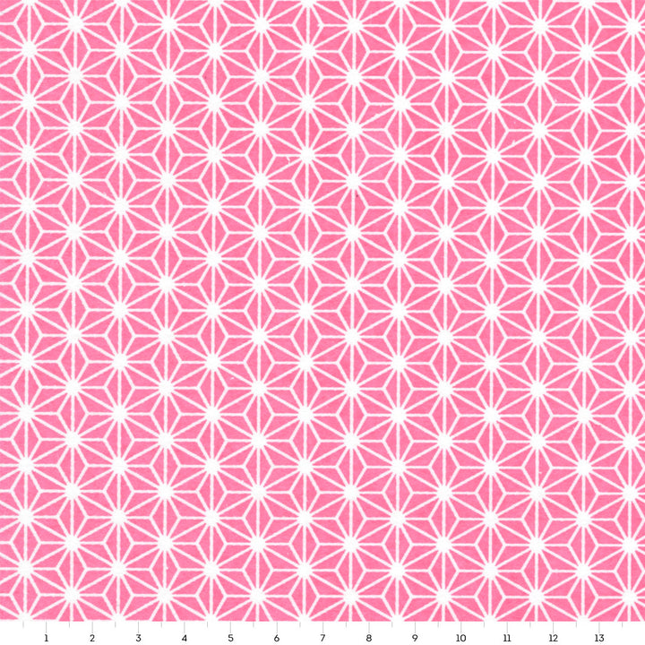 Japanese Paper - Inverted Stars - Pink - M562