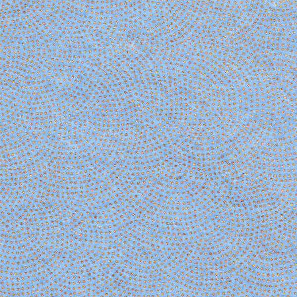 Papier Japonais - Samekomon - Bleu Gris et Or - M601-Papier japonais-AdelineKlam