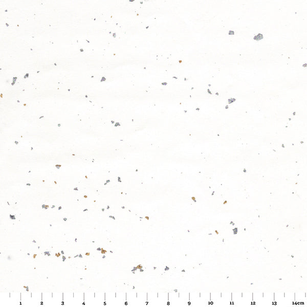 Papier Japonais - Paillettes - Fond Blanc - M696-Papier japonais-AdelineKlam