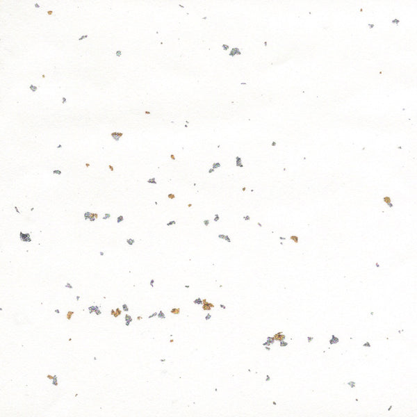 Papier Japonais - Paillettes - Fond Blanc - M696-Papier japonais-AdelineKlam