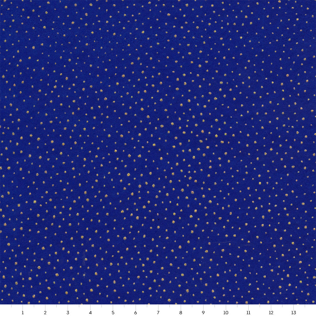 Papier Japonais - Neige - Bleu Nuit Vif - M716