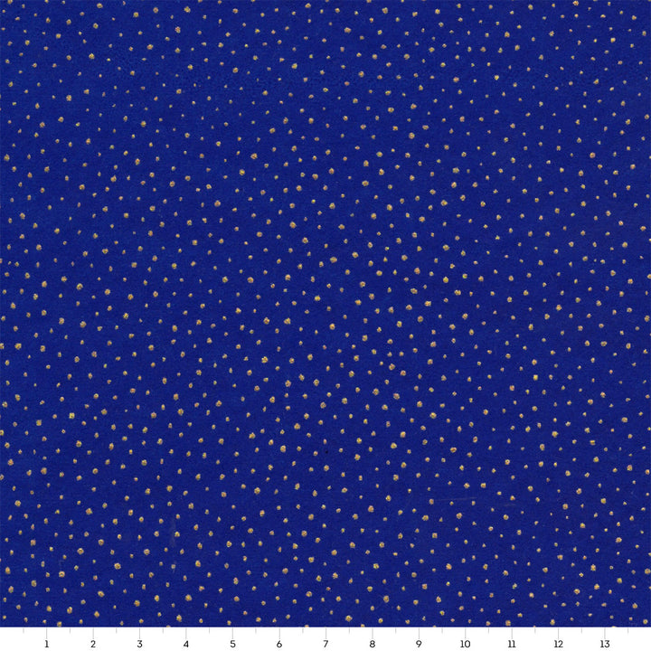 Papier Japonais - Neige - Bleu Nuit Vif - M716