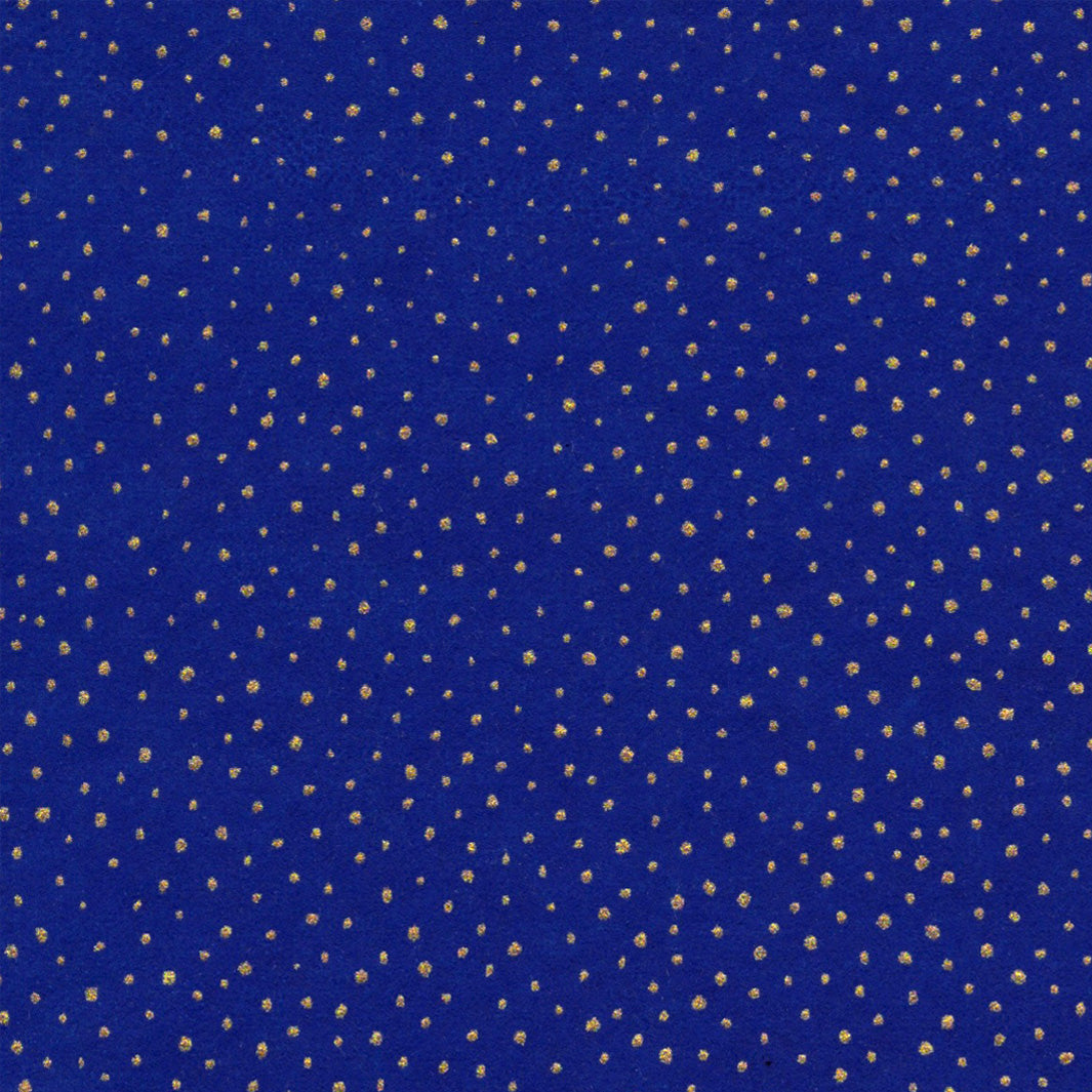 Papier Japonais - Neige - Bleu Nuit Vif - M716