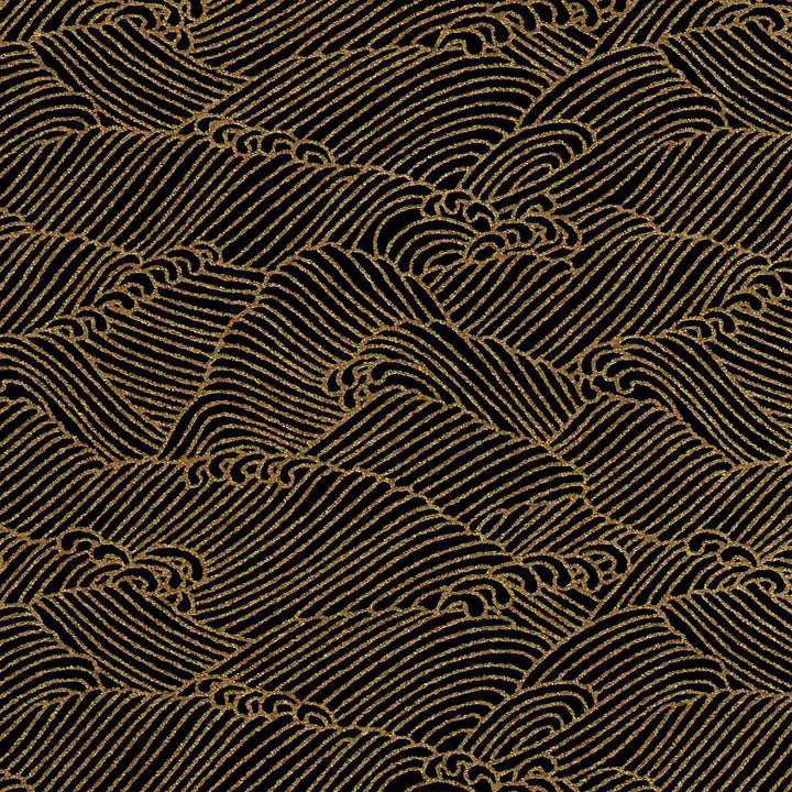 Japanese Paper - Ocean - Black - M819